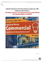 Solution and Answer Guide Electrical Wiring Commercial 18th Edition by Phil Simmons&comma; Ray C&period; Mullin&comma; Mark Ode