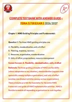 Complete Test Bank with Answer Guide &ndash; FEMA IS 700 Exam 5 2026&sol;2027&NewLine;