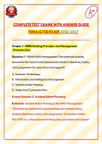 FEMA IS 700 Exam 1 -11 BUNDLE Everything you need to PASS &excl;&excl;&excl;&excl;