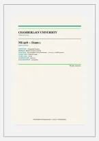 Nr 328 Pediatric Nursing Exam 1 2026&sol;2027 &vert; 42 Verified &NewLine;Questions & Answers &vert; Chamberlain University Prep &vert; Instant &NewLine;Download &period;