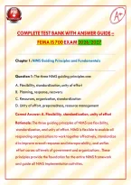 Complete Test Bank with Answer Guide &ndash; FEMA IS 700 Exam 2026&sol;2027&NewLine;