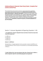California Branch 3 Operator Exam Study Guide &vert; Complete Pest Control License Prep