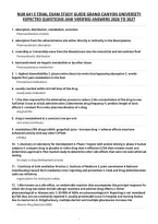 Nur 641 E Final Exam Study Guide Grand Canyon University&NewLine;Expected Questions And Verified Answers 2026 To 2027