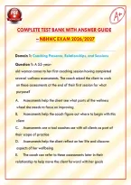National Board for Health & Wellness Coaching &lpar; NBHWC &rpar;  Exam 2026&sol;2027