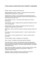 Cphq Exam 2 Questions And Correct Answers