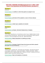 NUR 2356 &sol; NUR2356&colon; Multidimensional Care I &sol; MDC 1 2027&NewLine;Exam 2 Test Questions and Verified Answers &lpar;Graded A&plus;