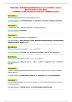 NUR 2502 &sol; NUR2502 Multidimensional Care III &sol; MDC 3 Exam 2&NewLine;Review Updated Test Bank&NewLine;UPDATED ACTUAL Exam Questions and CORRECT Answers