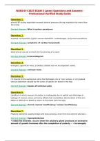 NURS 611 2027 EXAM 3 Latest Questions and Answers -&NewLine;Professional Verified Study Guide