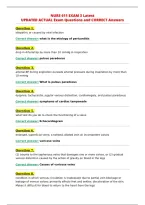 NURS 611 EXAM 3 Latest&NewLine;UPDATED ACTUAL Exam Questions and CORRECT Answers