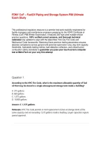 FDNY CoF &ndash; FuelOil Piping and Storage System P98 Ultimate Exam Study Guide