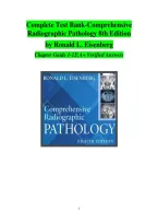 Test Bank for Comprehensive Radiographic Pathology 8th Edition by Ronald L&period; Eisenberg