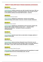 NURS 611 Patho 2027 Exam 2 Newest Questions and Answers&NewLine;