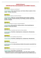NURS 615 Exam 2&NewLine;UPDATED ACTUAL Exam Questions and CORRECT Answers