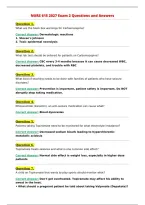 NURS 615 2027 Exam 2 Questions and Answers&NewLine;