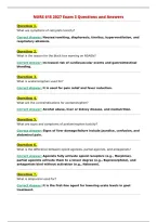 NURS 615 2027 Exam 3 Questions and Answers