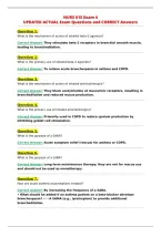 NURS 615 Exam 4&NewLine;UPDATED ACTUAL Exam Questions and CORRECT Answers&NewLine;