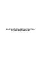 Esthetician State Board Evaluation 2025&period;Pdf