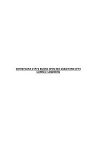 Esthetician State Board Final Exam Paper 2025&period;Pdf