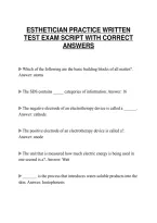 Esthetician&lowbar;Practice&lowbar;Written&lowbar;Test&lowbar;1&lowbar;9&lowbar;Glam&lowbar;And&lowbar;Beyond&lowbar;Examination &lpar;2&rpar;&period;Pdf