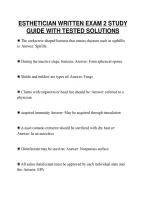 Esthetician&lowbar;Written&lowbar;Exam&lowbar;2&lowbar;Practice&lowbar;Solution&lowbar;Bank&lowbar;2026&lowbar;Evaluated&period;pdf