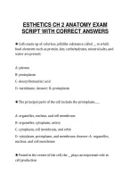 Esthetics&lowbar;Ch&lowbar;2&lowbar;Anatomy&lowbar;And&lowbar;Physiology&lowbar;Complete&lowbar;Exam&lowbar;Questions&lowbar;With&period;pdf