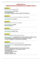 NURS 629 Exam 2&NewLine;UPDATED ACTUAL Exam Questions and CORRECT Answers