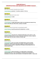 NURS 629 Exam 2&NewLine;UPDATED ACTUAL Exam Questions and CORRECT Answers&NewLine;