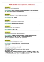 NURS 629 2027 Exam 2 Questions and Answers