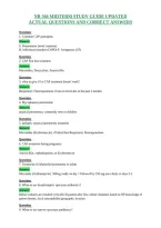 Nr 566 Midterm Study Guide Updated&NewLine;Actual Questions And Correct Answers