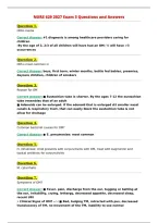 NURS 629 2027 Exam 3 Questions and Answers&NewLine;
