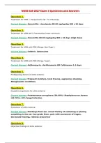 NURS 629 2027 Exam 3 Questions and Answers&NewLine;