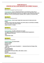 NURS 629 Exam 4&NewLine;UPDATED ACTUAL Exam Questions and CORRECT Answers