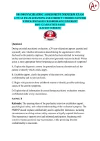 NR548 Psychiatric Assessment Midterm Exam 2026 &sol; 2027 Questions and Correct Verified Answers with Rationales Chamberlain University &lpar;Latest Version&rpar;