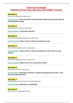 NURS 5334 TESTBANK&NewLine;UPDATED ACTUAL Exam Questions and CORRECT Answers