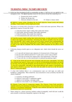 NURSING MISC NCSBN Review &ndash; NCLEX Study Guide & Practice Questions