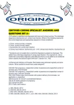 Certified Coding Specialist Answers And Questions Set A&period;pdf