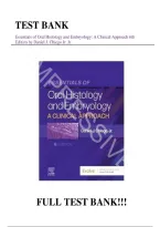 Essentials of Oral Histology and Embryology 6th Edition Test Bank &vert; Daniel J&period; Chiego Jr&period; &vert; Chapter-by-Chapter Q&A Review