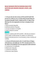 Nr 667 Advanced Practice Nursing Exam 2 Prep Questions And Answers 2026&sol;2027 Update&period; 100&percnt; Verified