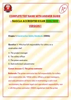 NASCLA Accredited Exam 2026&sol;2027  Complete Test Bank with Answer Guide 