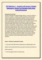 ISYE 6644 SIMULATION AND MODELING EXAM 1&comma; EXAM 2 & FINAL EXAM ULTIMATE STUDY BUNDLE &vert; FULL DISCRETE-EVENT SYSTEMS&comma; QUEUEING THEORY&comma; RANDOM VARIATE GENERATION & 300&plus; VERIFIED PRACTICE QUESTIONS WITH DETAILED RATIONALES &mdash; GRADED A&plus;
