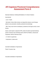 ATI Capstone Proctored Comprehensive Assessment Form A &ndash; Practice Questions&comma; Test Bank & Study Guide
