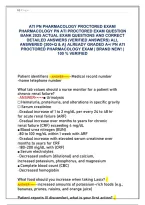 Score Level 3 on Practical Nursing ATI PN Pharmacology Assessment&colon; 300&plus; Real Exam Questions & Expert Keys