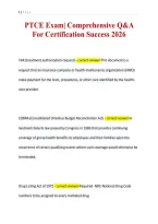 PTCE Exam&vert; Comprehensive Q&A&NewLine;For Certification Success 2026