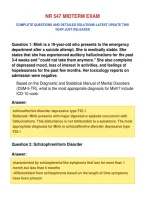 Nr 547 Midterm Exam&NewLine;Complete Questions And Detailed Solutions Latest Update This&NewLine;Year Just Released