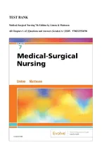 TEST BANK Medical-Surgical Nursing 7th Edition by Linton & Matteson &vert; All 63 Chapters &vert; Questions & Answers &vert; Grade A&plus; &vert; ISBN 9780323554596 &vert; Exam Success Assured