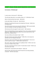 A Doll's House Study Guide Questions and Answers