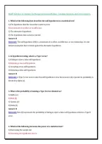 MGMT 650 Quiz 10 2026&sol;2027 &vert; Statistics for Managerial Decision Making &vert; Practice Questions & Correct Answers