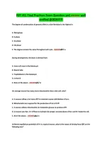 PGY 451 Final Practices Exam Question and answer well&NewLine;verified &commat;2026&excl;&excl;&excl;&excl;