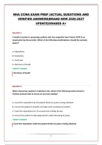 CCMA  NHA PACKAGE &vert;QUESTIONS AND ANSWERS&vert;BRAND NEW 2026-2027 UPDATE