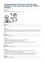 Engineer Design Vocab Unit 1 Review Gohs&NewLine;Updated Actual Exam Questions And Correct&NewLine;Answers